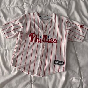 Majestic Philadelphia Phillies White Toddler Home Baseball Jersey